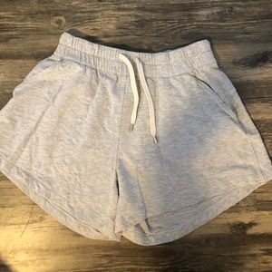 Lululemon grey lounge shorts